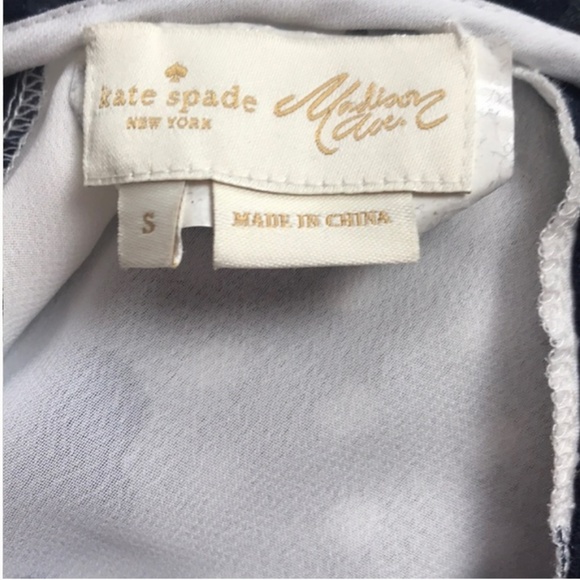 kate spade Mini Dee Dot Billie Top blouse S nwot - Picture 8 of 8